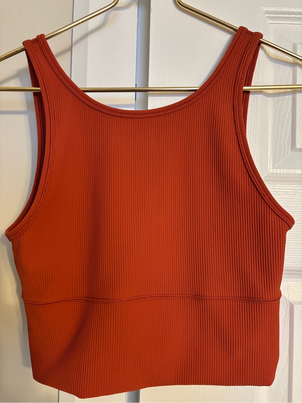 lululemon athletica Ribbed Power Pivot in Warm Coral